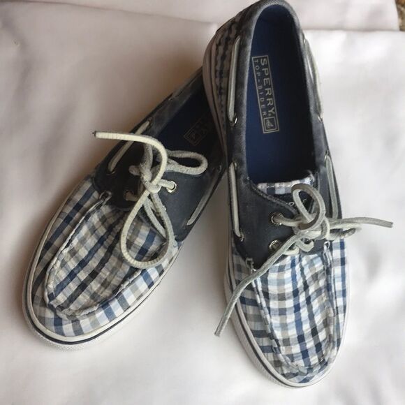 SPERRY PLAID WOMEN’S TOP SIDER. NEW - Picture 3 of 8